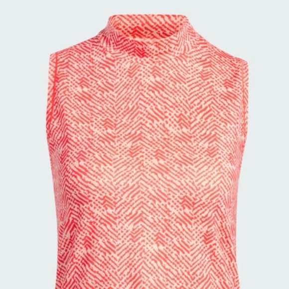 Women’s Adidas Golf Ultimate365 Golf Mock Polo Shirt Large New With Tags - Picture 6 of 7